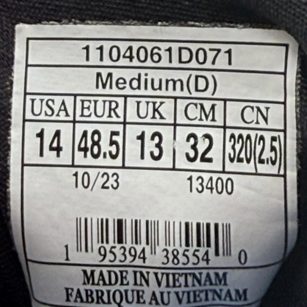 Brooks Ghost Max Grey Running‎ Shoes Athletic Sneakers Men's Size 14 1104061D071